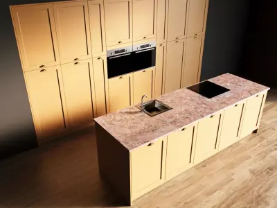 74-Kitchen2 matte 7 3D model