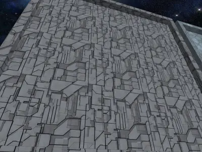 20 Seamless Sci-fi Panels - Diagonals Texture