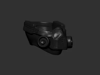 gas mask helmet 3d printable  3D model