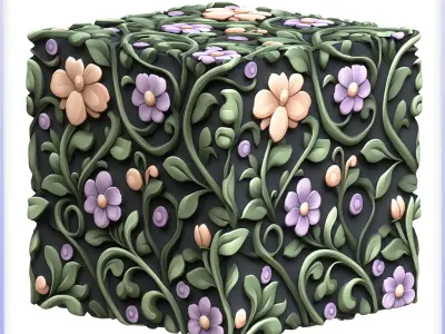 Stylized Ornaments Seamless Texture Texture