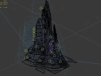City State Building - Fleet Robot Factory 05 3D model