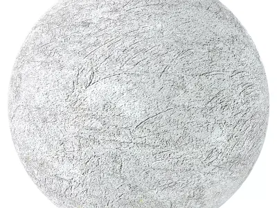 white stucco wall 3D model
