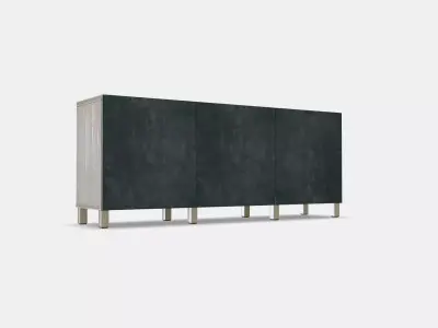 BESTA Storage combination with doors 63 Low-poly 3D model