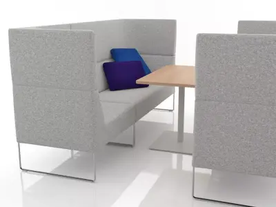 Mason High Back Set 2 3D model