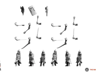 Valour Korps - Trench Raiders 3D print model