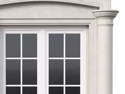 Architectural Classic Window 3D Model 14 3D model