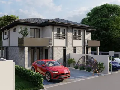 House 20 Exterior Low-poly 3D model