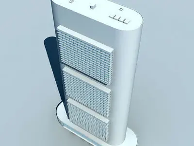 Modern City Office Building 72 3D model