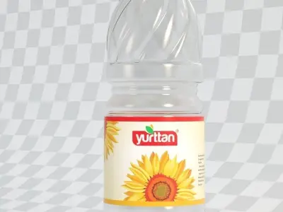 Food Oil bottle 3D model