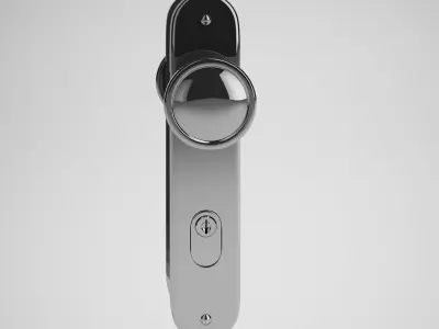 CGAxis Door Handle 3D model
