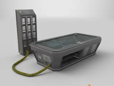 Tactical hub table 3D model