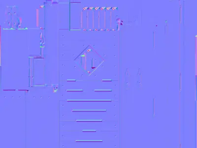 Wood Door 3 3D model