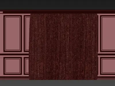 Curtain Set 283 3D model