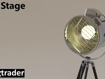 Floor Stage Light 3D model