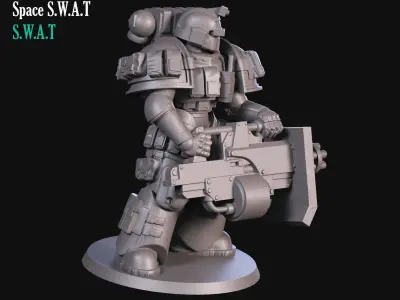 Sci fi Minigun 3D print model