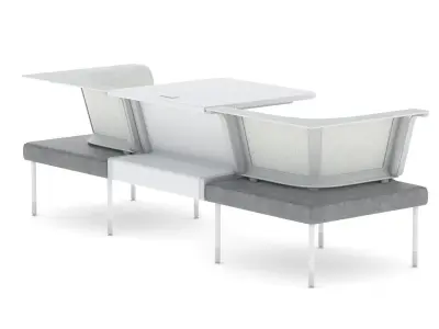 Herman Miller Workstation Public 6 3D model