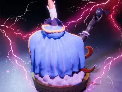 Moria Sculpture Scale 1-10 3D print model