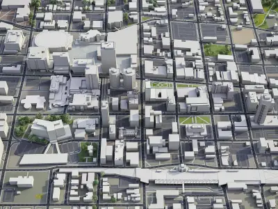 Hamilton Low-poly 3D model