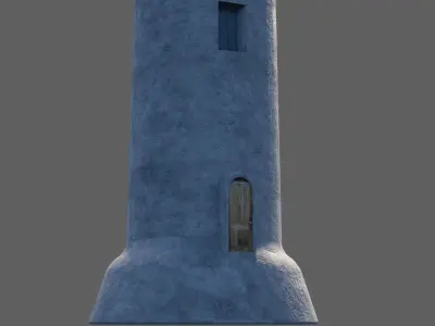 Light House Low-poly 3D model