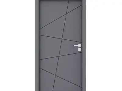 Grey Door 2 3D model