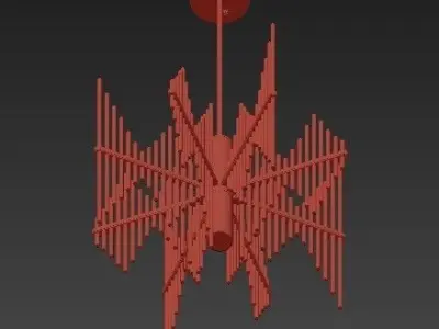 Corbett Lighting 238 42 Gold Leaf 3D model buy