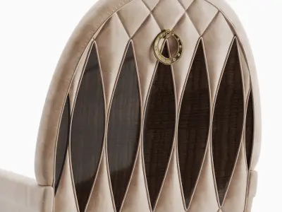 Theodore Alexander Grace Executive Armchair 3D model