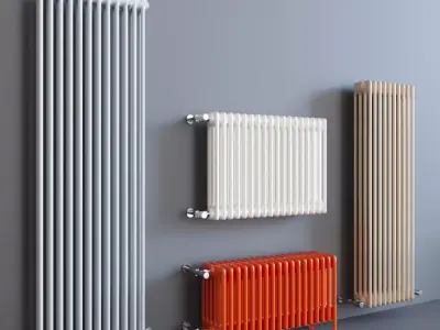 Tubular Radiators Cordivari Ardesia 3D model