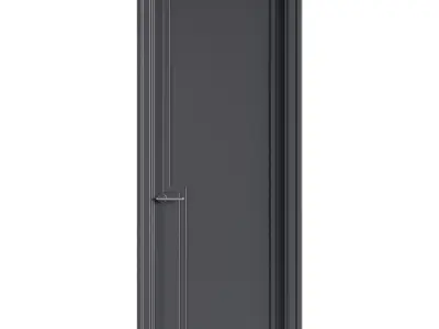 Modern entrance door 52 3D model