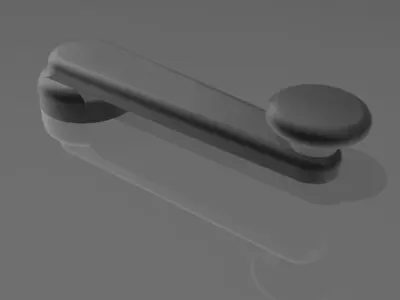 Free window crank handle for scale autos 1 24 Free 3D print model