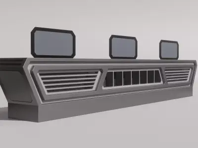 SCI-FI TECH TABLE 3D model