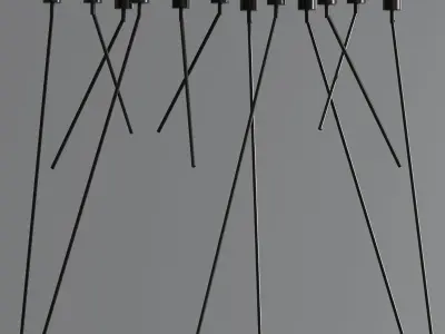 Modern Tubetto Pendant Collection 3D model