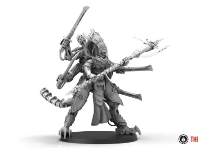 Iron Hive - Magna Nemeriss the Ascended Swarmlady 3D print model