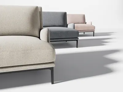 MrJones Sofa 200 3D model