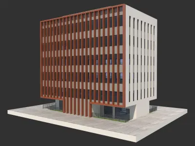 Office Building 2 3D model purchase
