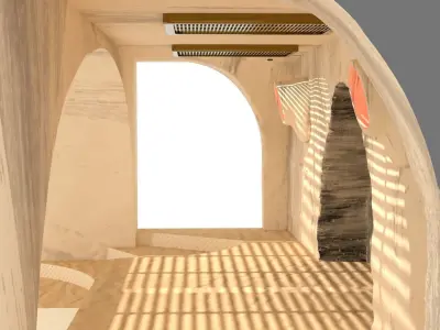 Jabbas Throne Area - small - 1-18 Hasbro Kenner 3D print model