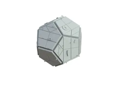 Sci Fi Object No 1967 Low Poly Low-poly 3D model