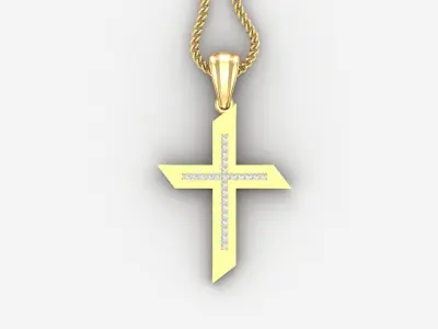 Cross Light Gold 4CP001 3DM STL 3D print model purchase