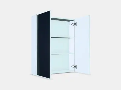 ENHET Mirror cabinet with 2 doors Low-poly 3D model