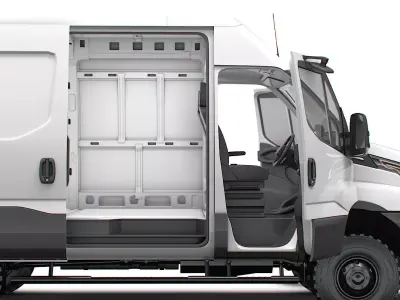 Iveco Daily Van L3H2 4x4 HQ Interior 2026 3D model
