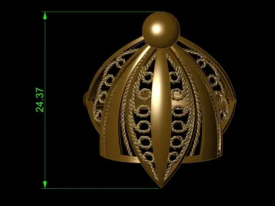 Light ring 3D print model 4