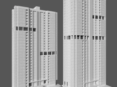 Tower Apartment 2 3D model