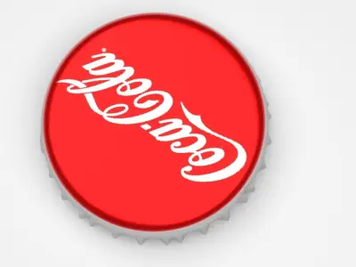 Coca Cola Classic Bottle Cap 3D model