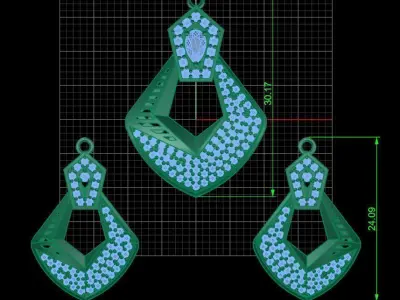 Half set 0015 3D print model