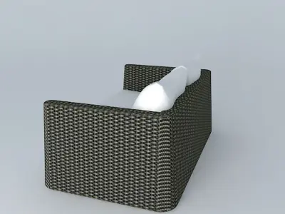 Exterior Love Seat 3D model