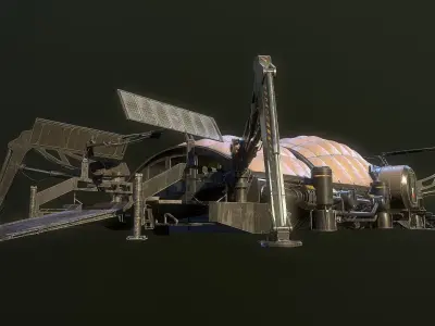 Mars Station 3D model