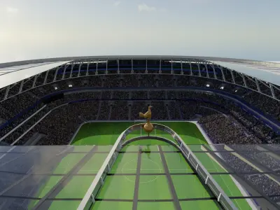  Tottenham Football Stadium 3D model 