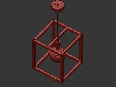 CEILING LIGHT DALE SINGLE PENDANT 3D model