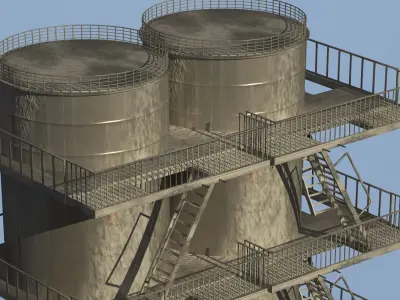 Industrial Models Snow 3D model