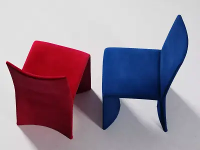 Ketch pair of chairs 3D model