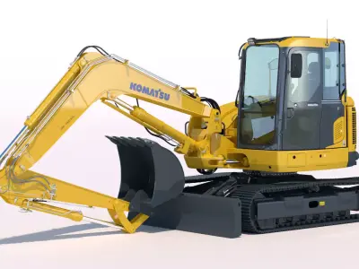 Excavator KOMATSU PC118MR-8 3D model